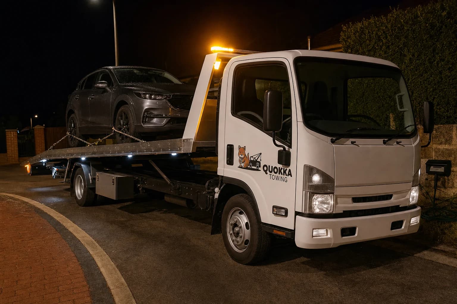 Quokka Towing midnight roadside recovery in Perth